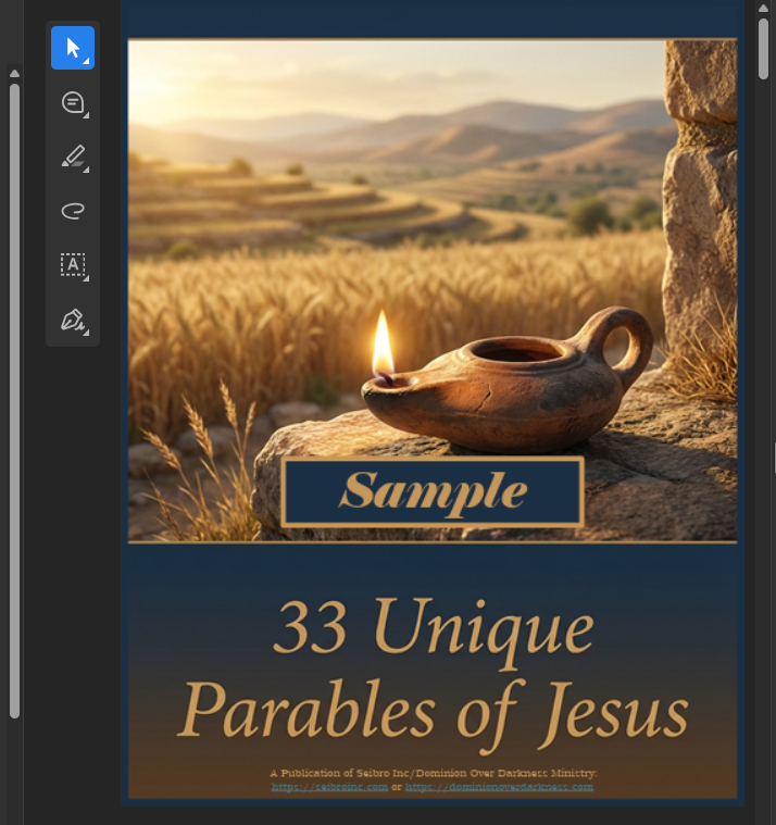 33 Unique Parables of Jesus Sample PDF